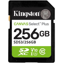 Kingston Canvas Select Plus 256 GB SDXC Gen3
